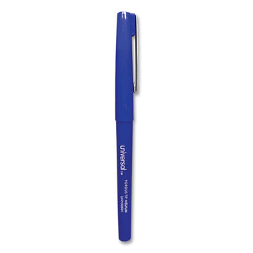 Universal™ Porous Point Pen, Stick, Medium 0.7 Mm, Blue Ink, Blue Barrel, Dozen freeshipping - TVN Wholesale